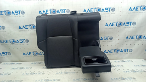 Rear row of seats, upper part, right, Toyota Venza 21-24, black leather, XLE, perforated, with belt and armrest