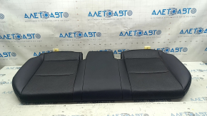Rear row of seats, lower part of Toyota Venza 21-24, black leather XLE, perforated, dry-cleanable