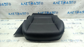 Driver's seat cushion upholstery for Toyota Venza 21-24, black leather, heated, perforated