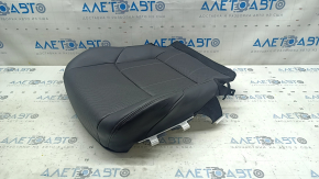 Driver's seat cushion upholstery for Toyota Venza 21-24, black leather, heated, perforated