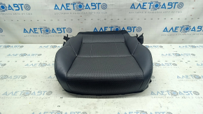Toyota Venza 21-24 passenger seat cushion upholstery, black leather, heated, perforated