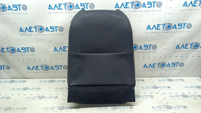 Toyota Venza 21-24 passenger seat back upholstery, black leather, heated, perforated