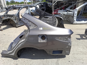 Quarter wing rear left Toyota Camry v55 15-17 usa, on the body, graphite 1H1