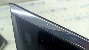 Rear left Toyota Venza 21-24 chrome window, broken guides, scratches