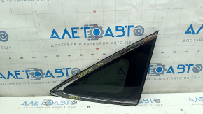 Rear right window glass, Toyota Venza 21-24, chrome, broken guides, scratches, torn seal