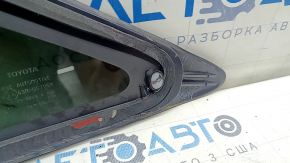 Rear right window glass, Toyota Venza 21-24, chrome, broken guides, scratches, torn seal
