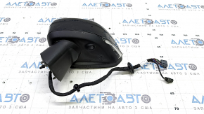 Left side mirror assembly for Volvo XC60 18-25, 14+5 pins, camera, turn signal, auto-dimming, heated, BSM, black