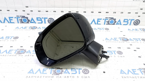 Left side mirror assembly for Volvo XC60 18-25, 14+5 pins, camera, turn signal, auto-dimming, heated, BSM, black