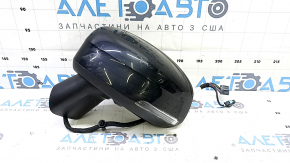 Left side mirror assembly for Volvo XC60 18-25, 14+5 pins, camera, turn signal, auto-dimming, heated, BSM, black