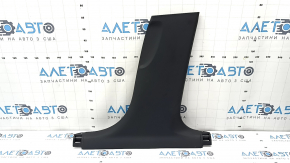 Lower right center pillar trim for Audi A4 B8 08-16 sedan, black, scratches