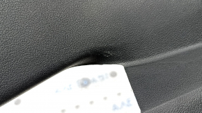 Inner rear left door sill trim for Audi A4 B8 08-16 sedan, black, scratches