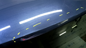 Volvo XC60 18-25 bare tailgate with glass and wiring, tinted, blue 723, bumper, attached spoiler