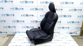 Volvo XC60 22-25 driver's seat with airbag, electric, heated, ventilated, black Nappa leather with perforation and knee support, with control unit, scratches, tear