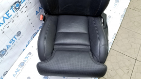 Volvo XC60 22-25 driver's seat with airbag, electric, heated, ventilated, black Nappa leather with perforation and knee support, with control unit, scratches, tear