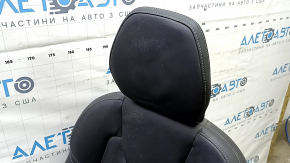 Volvo XC60 22-25 driver's seat with airbag, electric, heated, ventilated, black Nappa leather with perforation and knee support, with control unit, scratches, tear