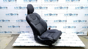 Volvo XC60 22-25 passenger seat with airbag, electric, heated, ventilated, black Nappa leather with perforation and knee support, with control unit, for cleaning