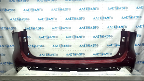 Bare rear bumper for a Toyota Highlander 20-25 without parking sensors, red, scratches