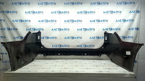 Bare rear bumper for a Toyota Highlander 20-25 without parking sensors, red, scratches