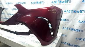 Front bumper bare Toyota Highlander 20-24 XSE red, scratches, broken mount