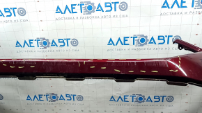 Front bumper bare Toyota Highlander 20-24 XSE red, scratches, broken mount