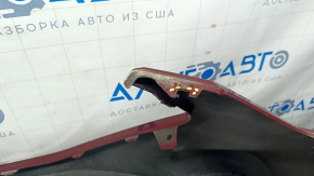Front bumper bare Toyota Highlander 20-24 XSE red, scratches, broken mount