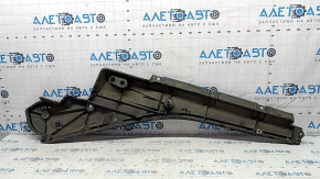 The front right underbody protection of a Toyota Venza 21-24 is worn out.