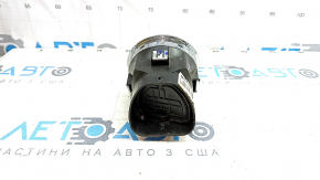 Right front panel air vent deflector for Fiat 500 12-15 with chrome trim