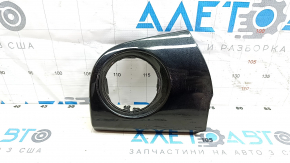 Left front panel trim for Fiat 500 12-15, glossy black, scratches