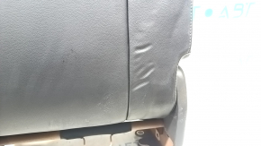 Rear seat, 3rd row, upper left, Toyota Highlander 20-23, black leather, Platinum, XSE, with headrest and bracket, dented leather