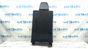 Rear seat, 3rd row, upper left, Toyota Highlander 20-23, black leather, Platinum, XSE, with headrest and bracket, dented leather