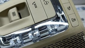 Mercedes W167 GLE 350 450 20-24 front headlight for panoramic windows and sunroof, beige, scratches, needs cleaning