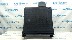 Rear seat, 3rd row, upper part, right, Toyota Highlander 20-23, black leather, Platinum, XSE, with headrest and bracket, dented leather