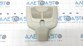 Mercedes W167 GLE 350 450 20-24 interior mirror trim, beige, for rain sensor and camera, 2 parts, broken mount, needs cleaning