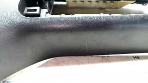 Dashboard front panel without Airbag Dodge Grand Caravan 11-20 black, scratches, abrasions