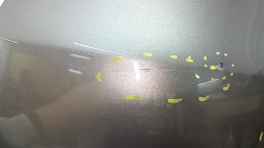 Bare rear bumper for Mercedes W167 GLE 350 450 20-23 with parking sensors, silver 859, cracks in mounts, scratches, dent