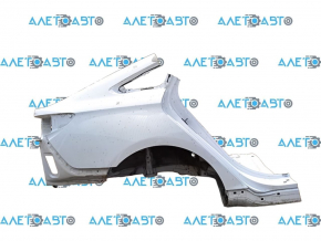 Quarter wing rear right Hyundai Sonata 15-19 white, putty, butt, on the body