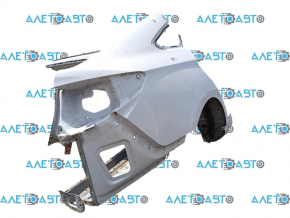 Quarter wing rear right Hyundai Sonata 15-19 white, putty, butt, on the body