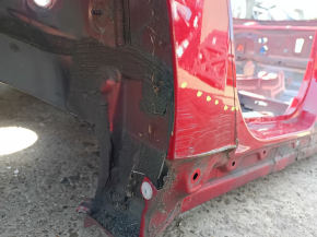 Quarter wing rear right Toyota Prius 50 16-22 without BSM red, on the body, bumps, dented