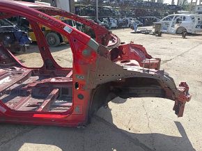 Red front right quarter panel for Toyota Prius 50 16-22 on the body