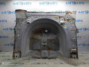 Trunk tray Toyota Prius V 12-17 on the body, white 070