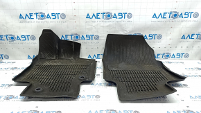 Set of floor mats for Toyota Highlander 20-24 rubber, black