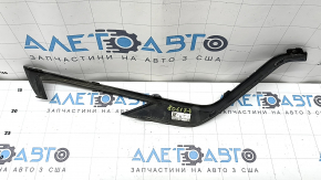 Left front bumper molding for Volvo XC60 22-25, gloss black, R-Design, crack in mount, sand