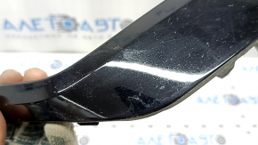 Left front bumper molding for Volvo XC60 22-25, gloss black, R-Design, crack in mount, sand
