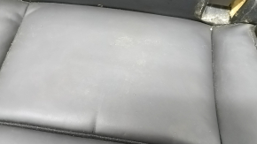 Volvo XC60 22-25 black Nappa leather rear seat bottom with child seat, scratches, dents, dry cleaning, water contact, rusty frame