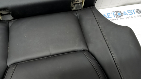 Volvo XC60 22-25 black Nappa leather rear seat bottom with child seat, scratches, dents, dry cleaning, water contact, rusty frame