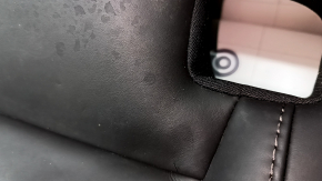 Volvo XC60 22-25 black Nappa leather rear seat bottom with child seat, scratches, dents, dry cleaning, water contact, rusty frame