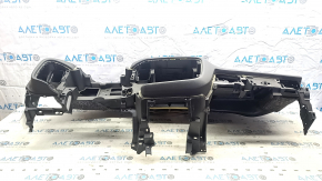 Mitsubishi Outlander 14-22 black dashboard without airbag, scratches