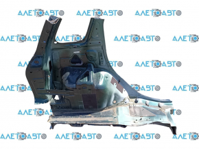 Quarter wing rear left Fiat 500L 14-19 green, bumps, dented bottom, on the body