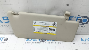 Left sun visor for Mercedes W167 GLE 350 450 20-24, beige, without hook, needs cleaning, dents