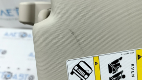Left sun visor for Mercedes W167 GLE 350 450 20-24, beige, without hook, needs cleaning, dents